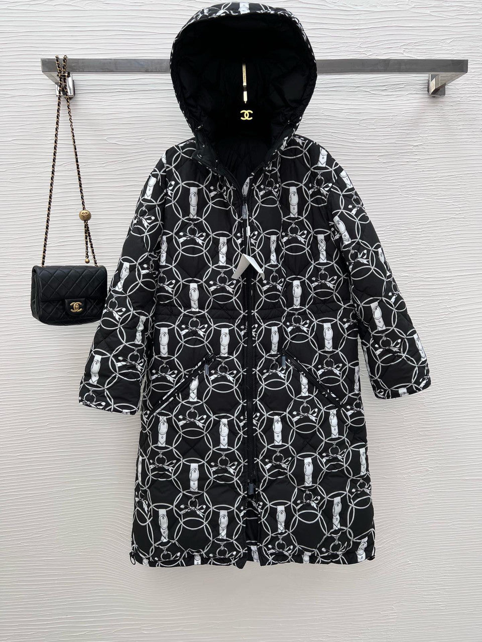 Hermes "Promenade du Matin" reversible puffer coat