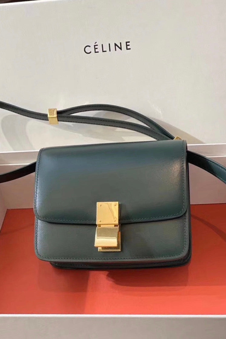 Celine SMALL CLASSIC BAG IN BOX CALFSKIN AMAZON