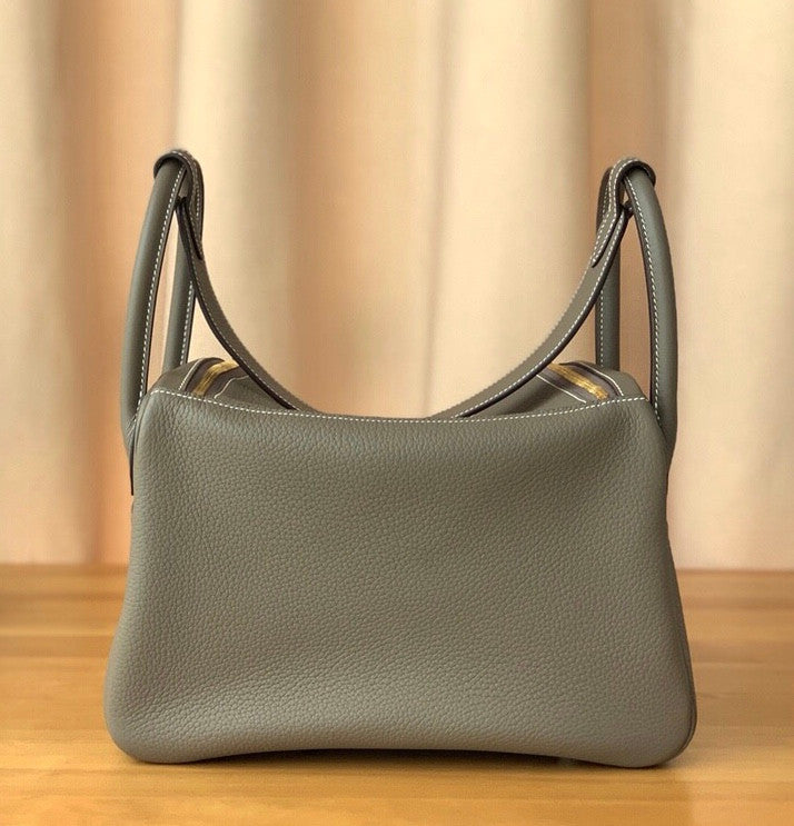 Hermes Lindy 30 Etoupe Togo Gold Hardware