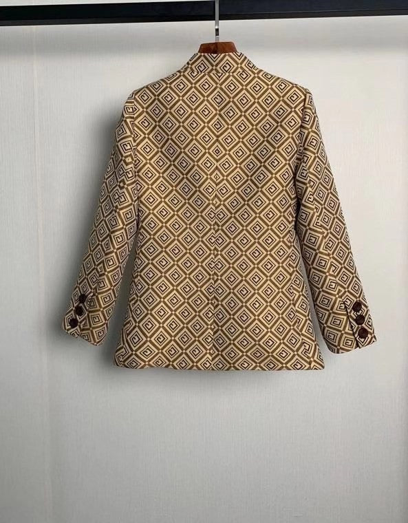 Gucci GG damier jacquard jacket