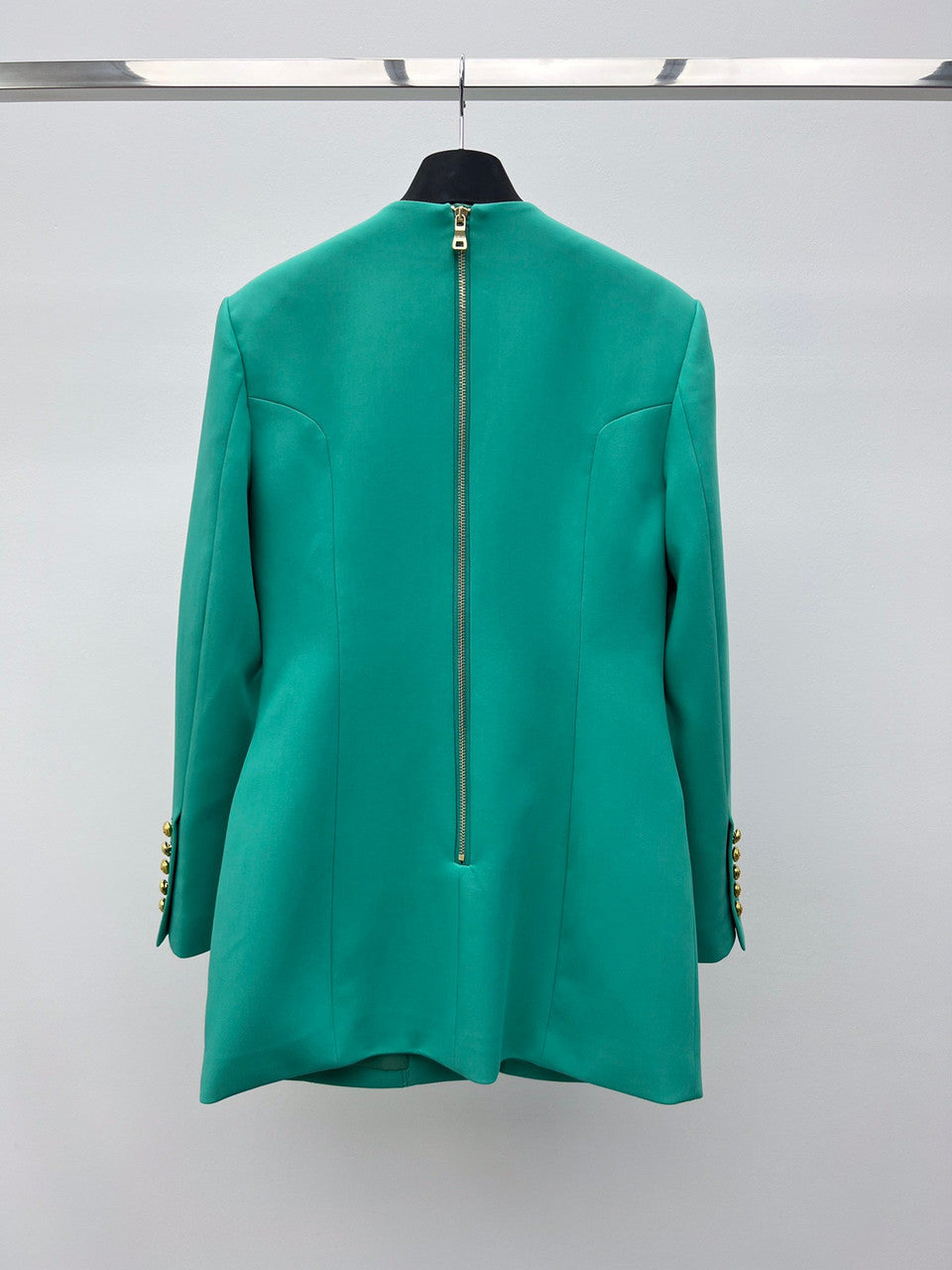 Balmain Grain de poudre tailored dress Blue