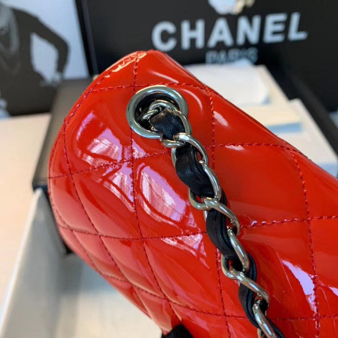 Chanel Patent Classic Handbag