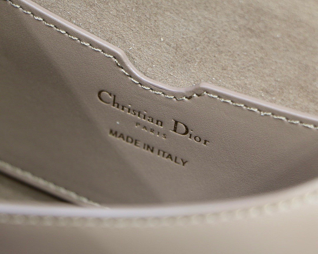 Christian Dior MEDIUM DIOR BOBBY BAG Warm Taupe Grained Calfskin