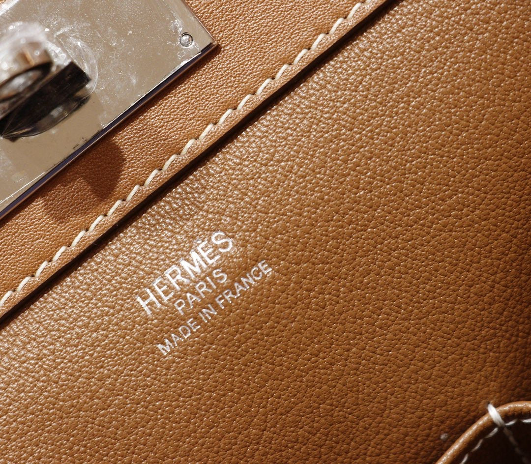 Hermes 26cm Toolbox Bag Gold Swift Calf Leather