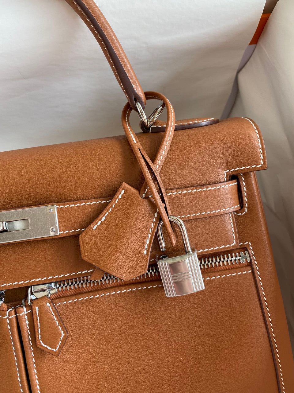 Hermes  Kelly Lakis 32 Gold with Palladium Hardware
