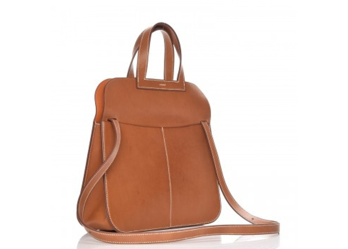 HERMES Barenia Halzan 31 Fauve Potiron