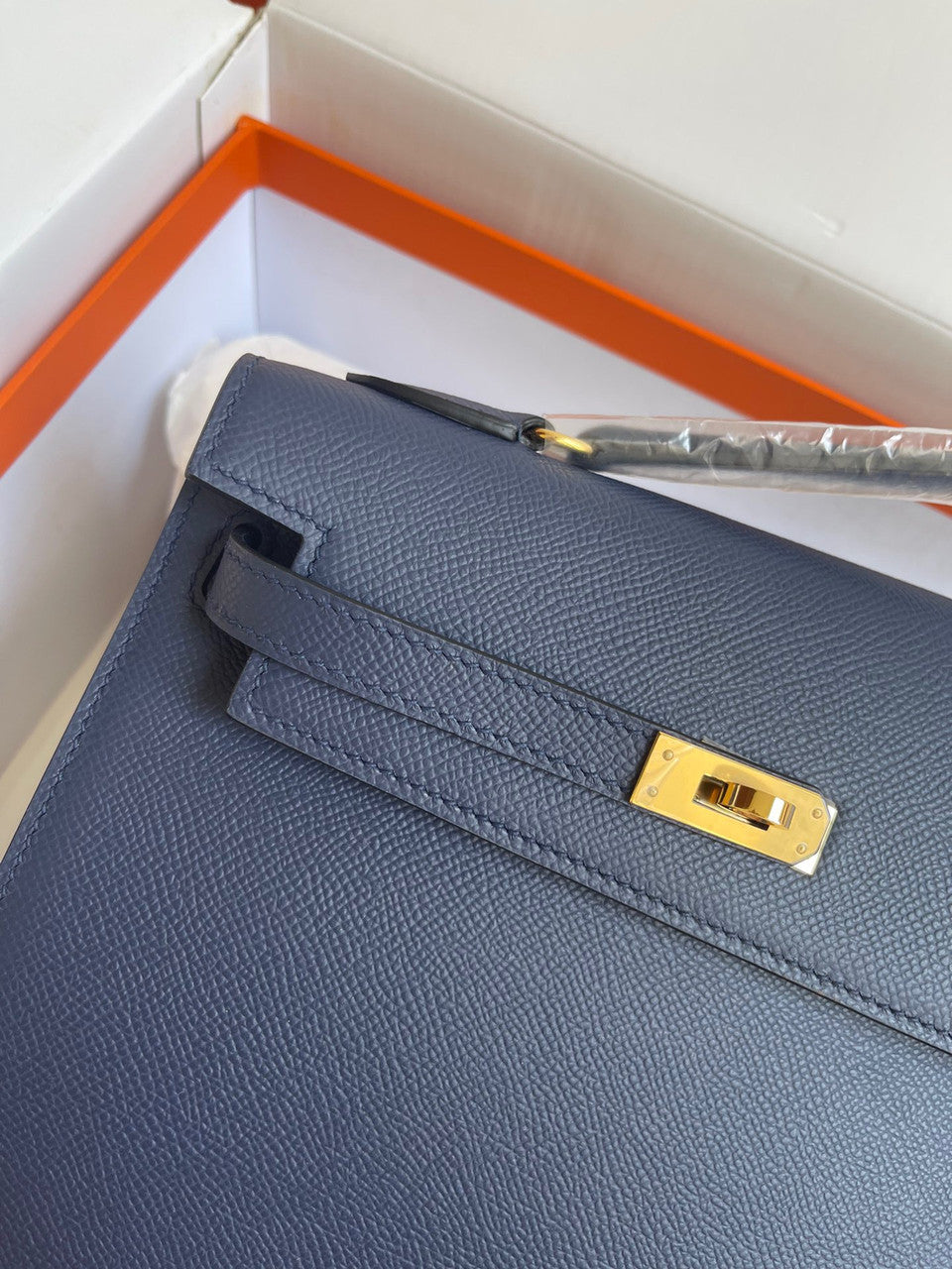 Hermes Kelly Sellier 20 en Desordre Navy
