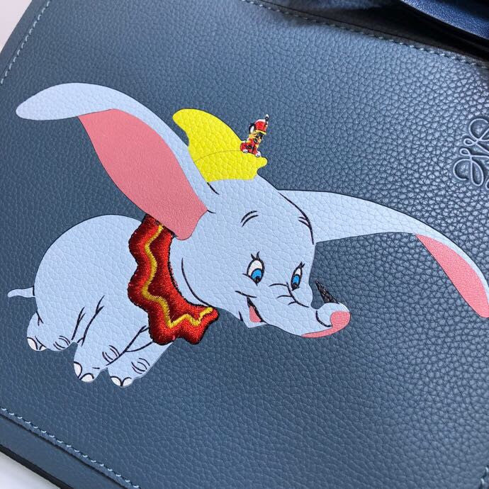 Loewe Goya Dumbo Backpack Stone Blue