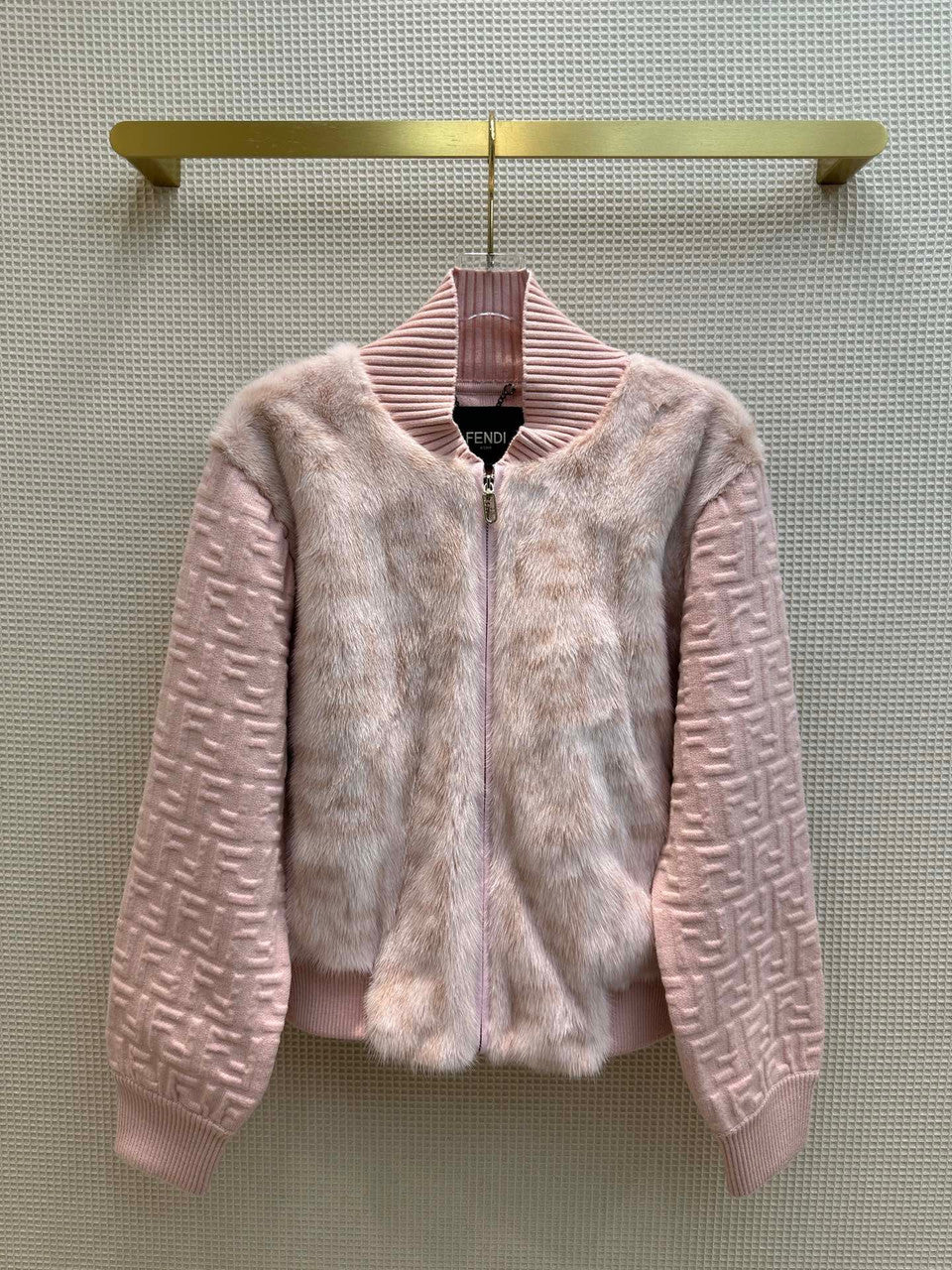 Fendi Bomber jacket Pink mink bomber