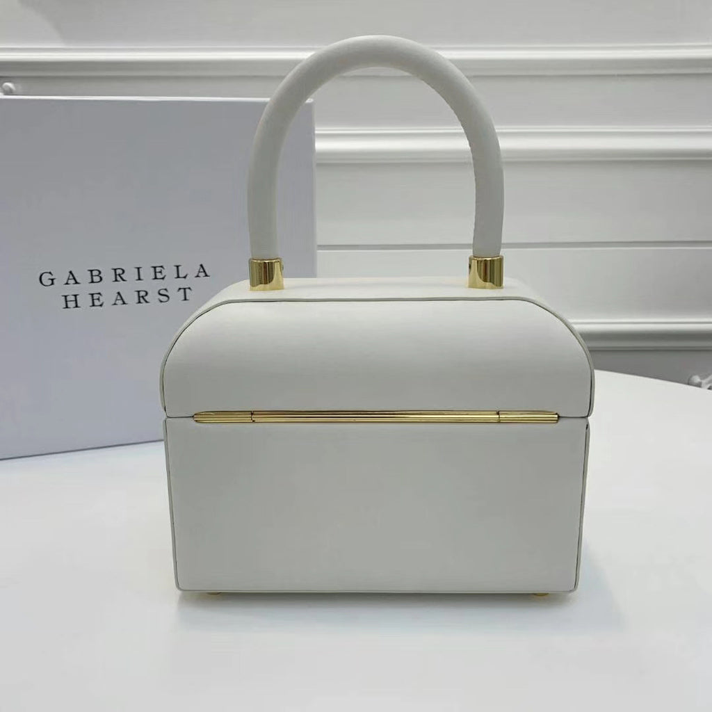 Gabriela Hearst Patsy textured-leather tote White