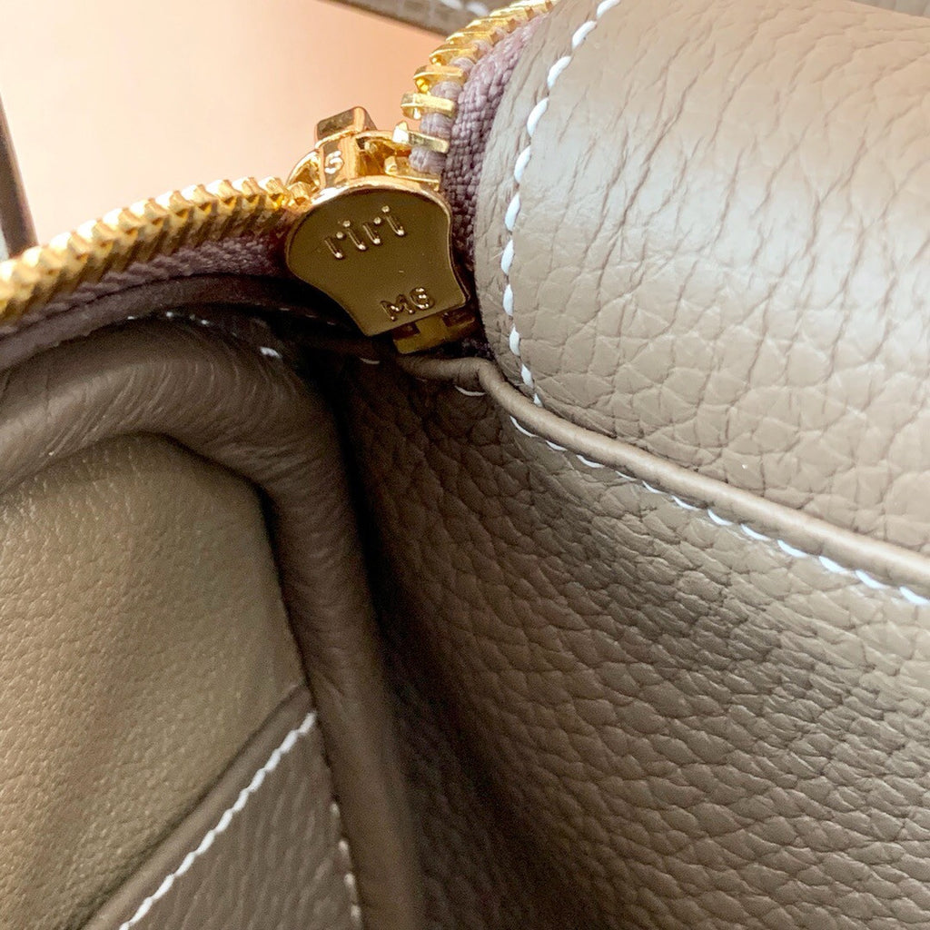 Hermes Lindy 30 Etoupe Togo Gold Hardware