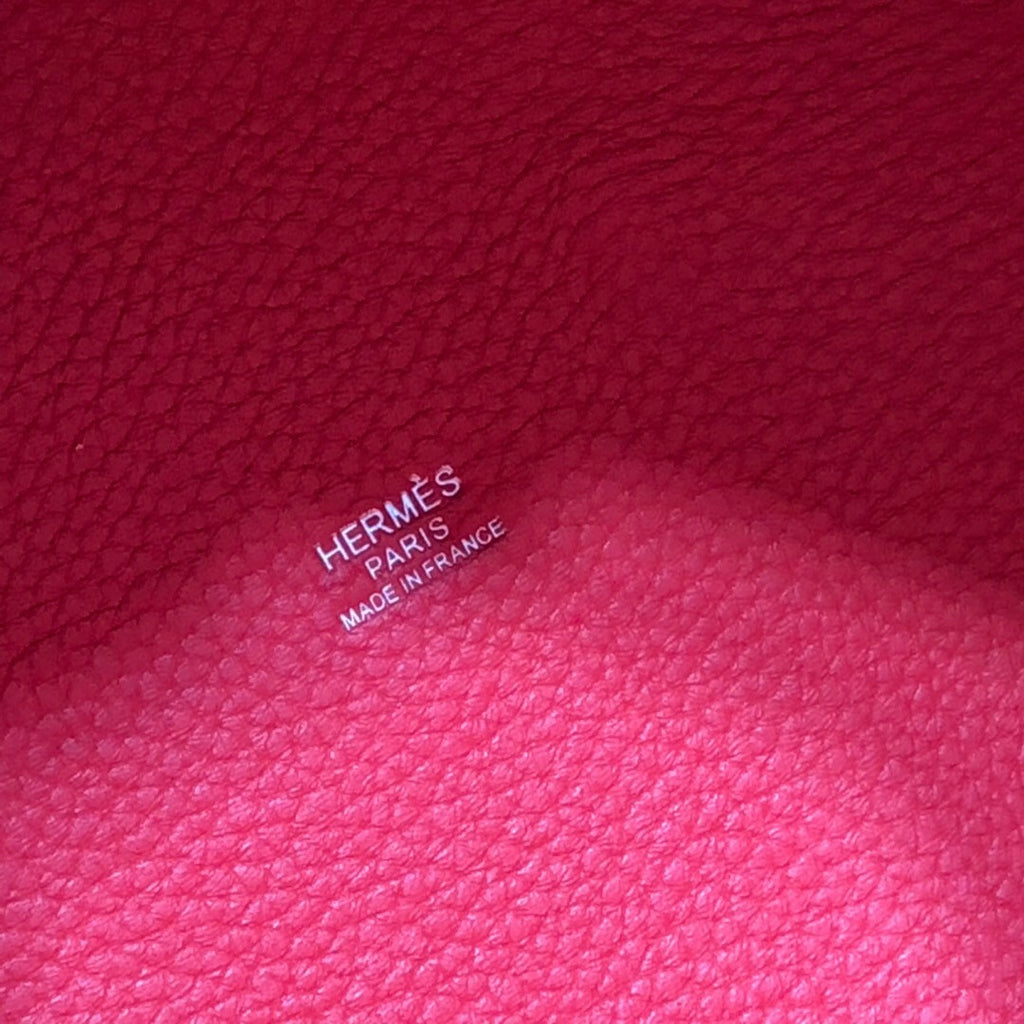 Hermes S5 Rouge Tomate Picotin Lock MM Togo Leather Bag