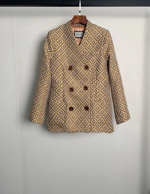 Gucci GG damier jacquard jacket