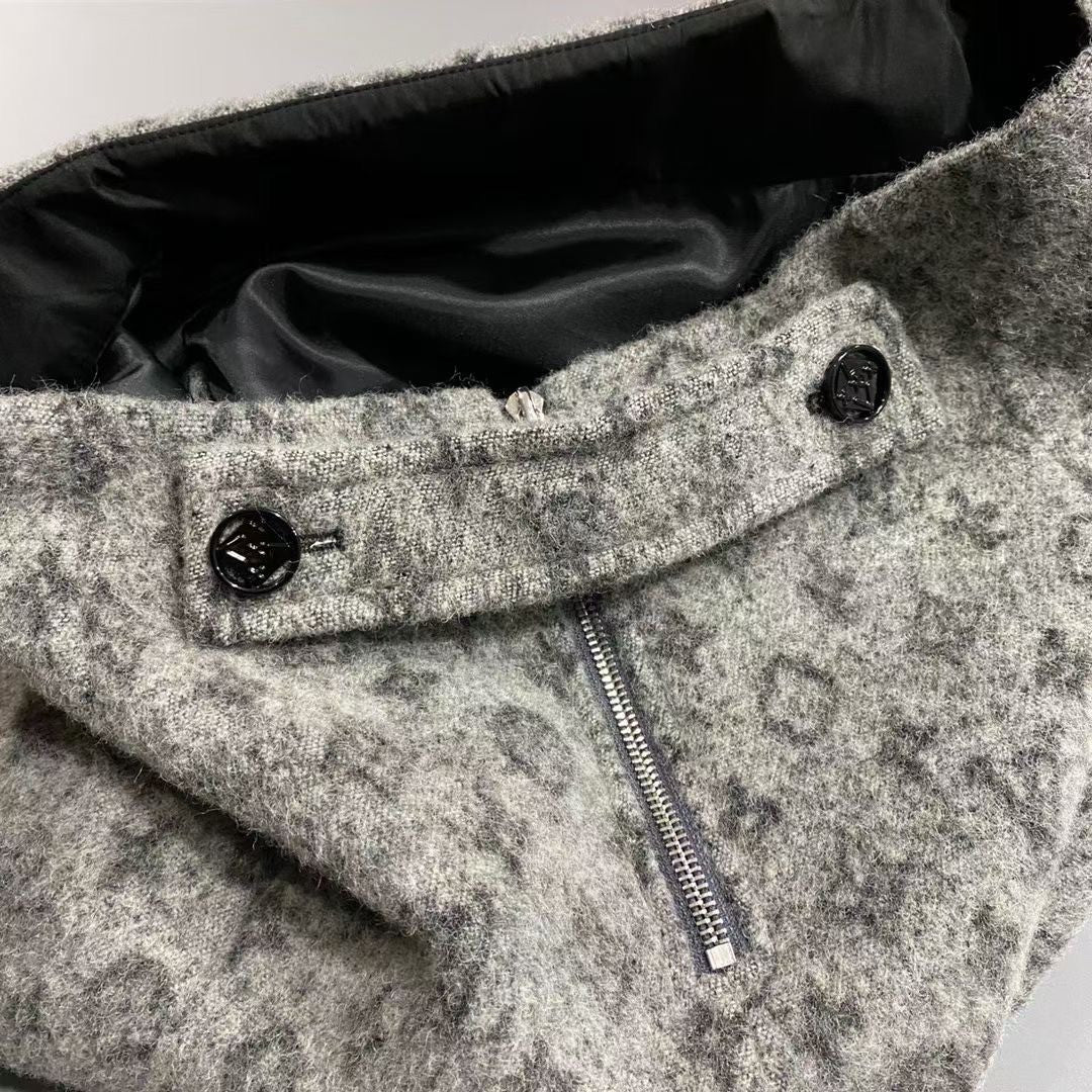 Louis Vuitton 1A82N0  BOUCLETTE MONOGRAM A-LINE MINI SKIRT