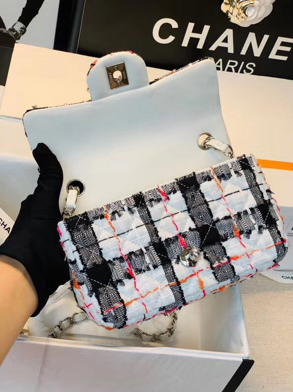 Chanel Tweed Mini Flap Bag