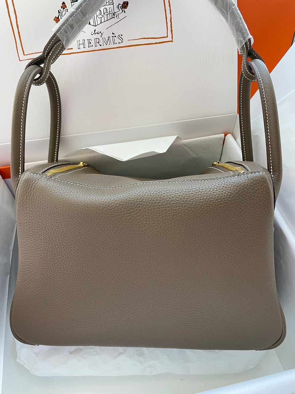 Hermes Garden Party 30 bag Etoupe