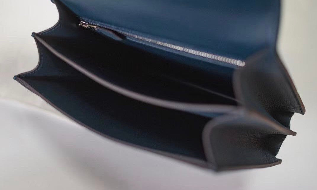 Hermes 2002 Bag  Blue Colvert