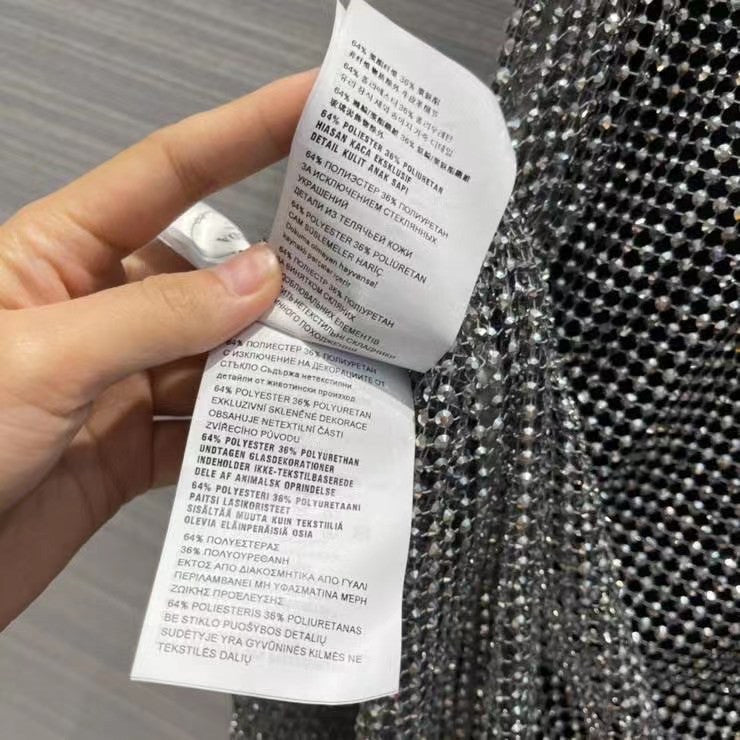 Prada Rhinestone embroidered mesh mini-dress