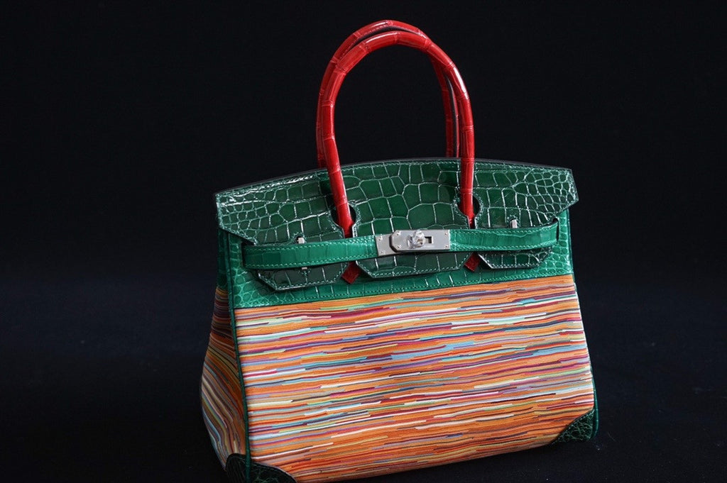 Hermes Niloticus Crocodile  Vibrato Leather BIRKIN 30CM Multiple color III
