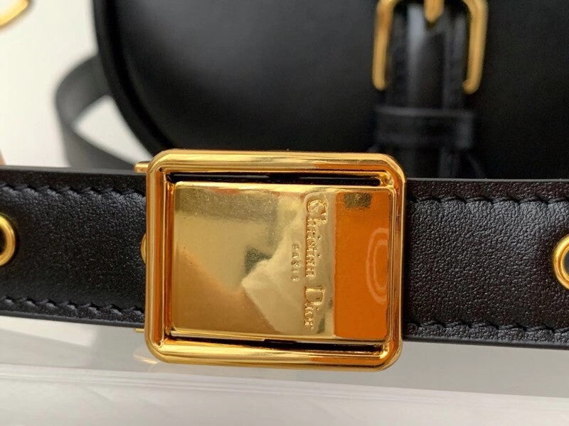 Christian Dior MEDIUM DIOR BOBBY BAG Dark Black Box Calfskin