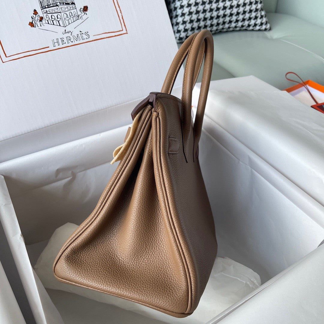 Hermès Birkin 30 cm 3G Alezan Togo Leather Gold Hardware