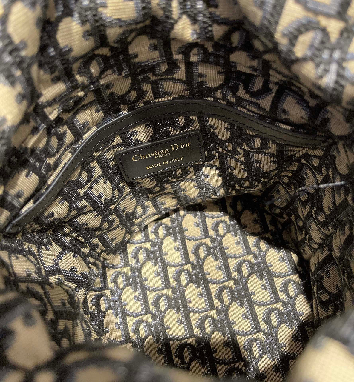 Christian Dior DIOR WICKER BUCKET BAG