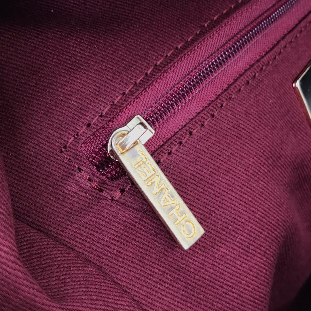 CHANEL Limited Edition Backpack Calfskin, Cotton & Gold-Tone Metal 29 Rue Cambon