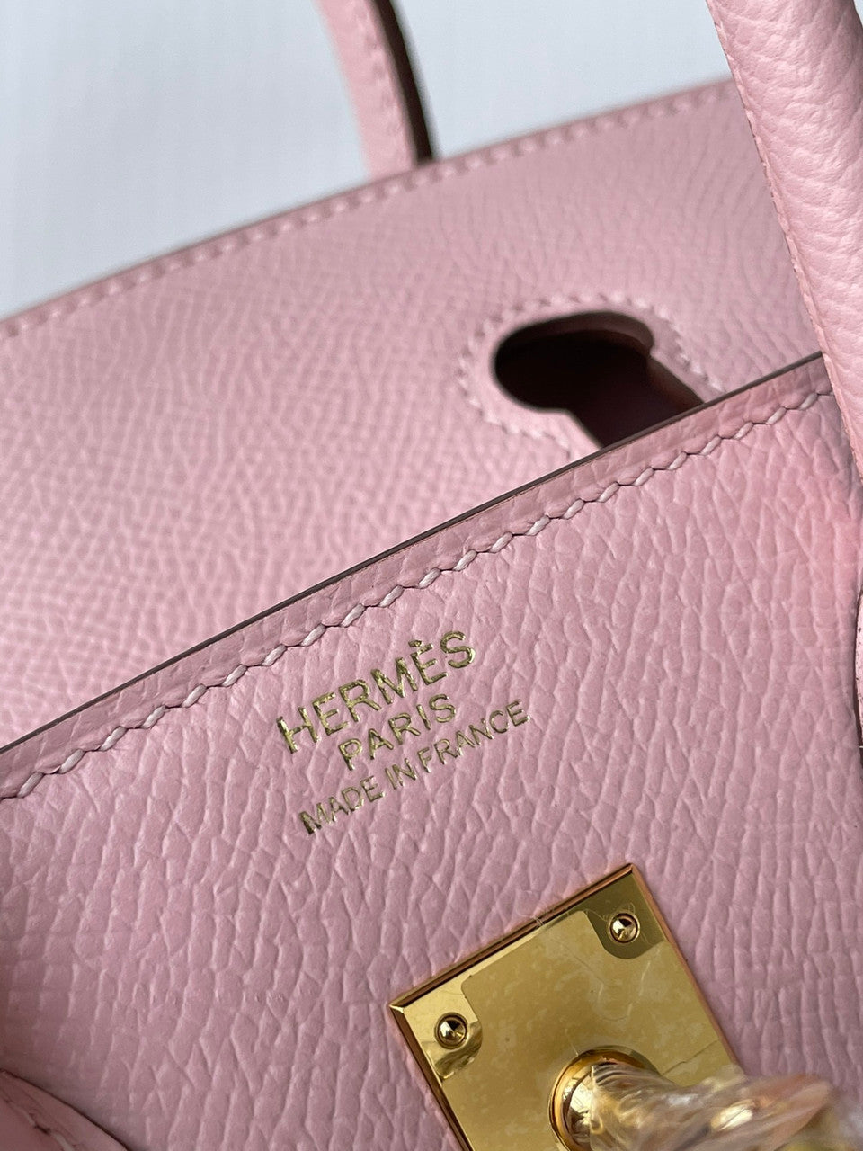 Hermes Sakura Pink  Birkin 25 cm Epsom Gold Hardware