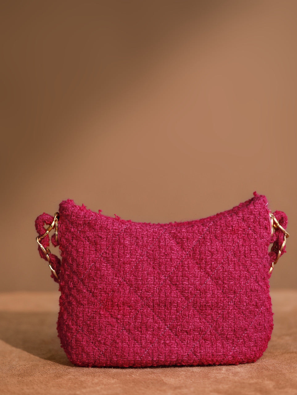 Chanel Cashmere Tweed HOBO HANDBAG