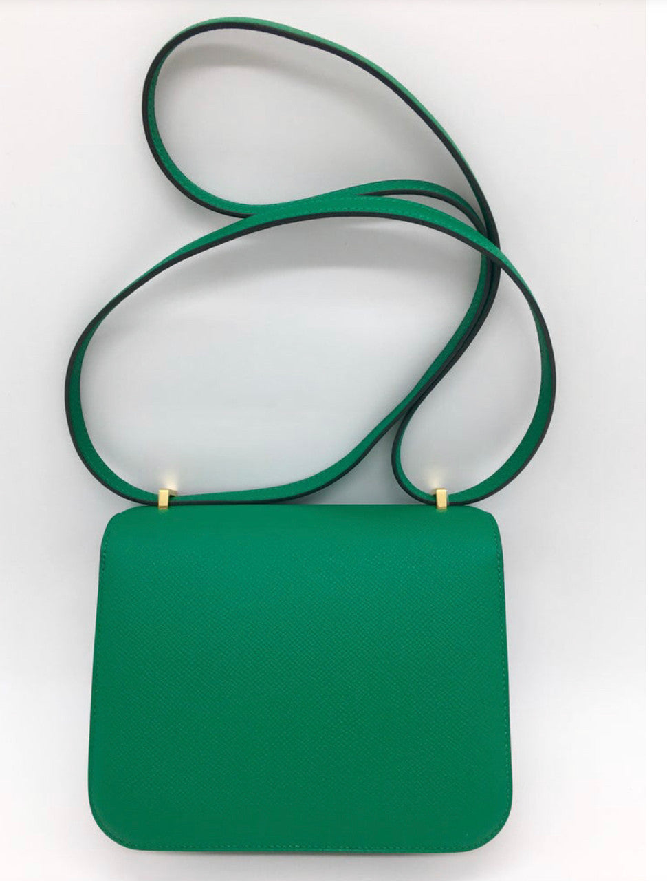 Hermes Vert Vértigo Constance Epsom leather 18cm Gold Hardware