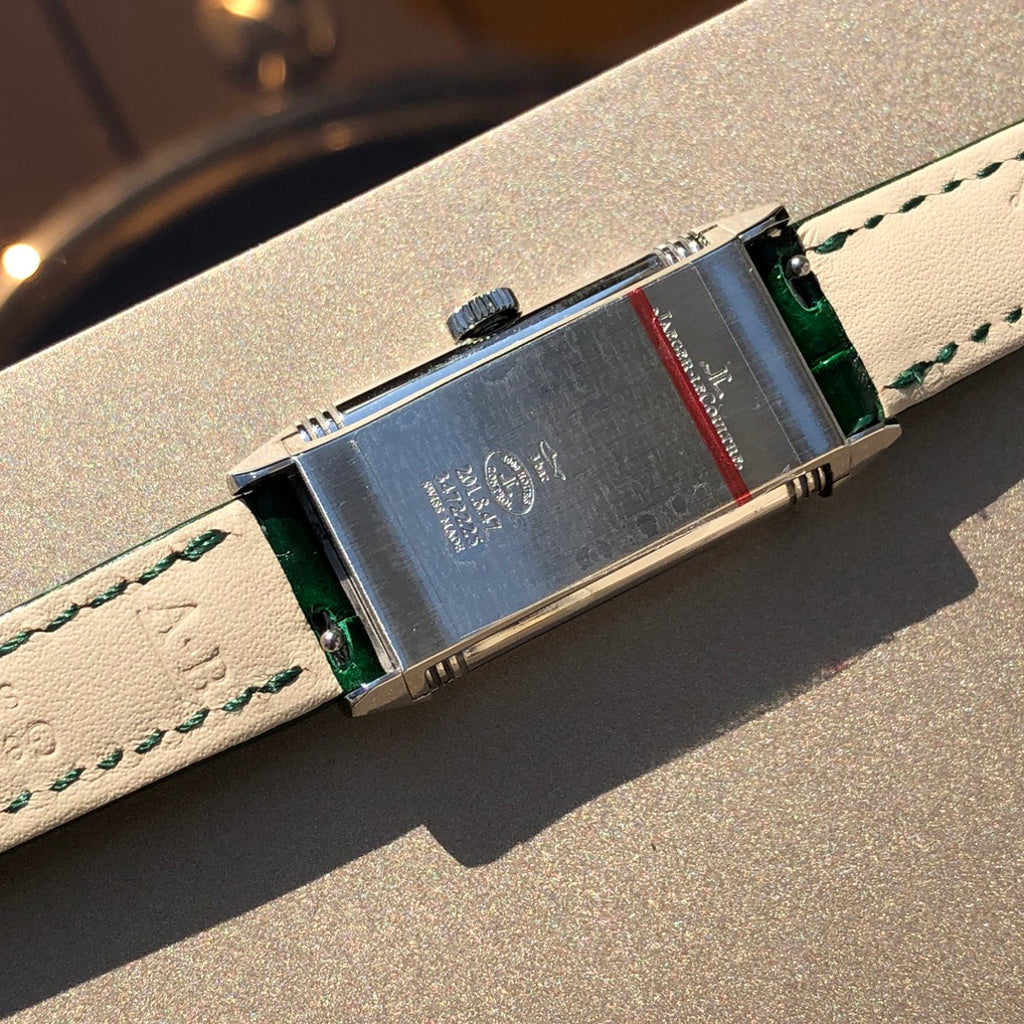 JAEGER-LECOULTRE REVERSO ONE Green Enamel & Diamonds | 18k Rose Gold | "Precious Flowers" Edition