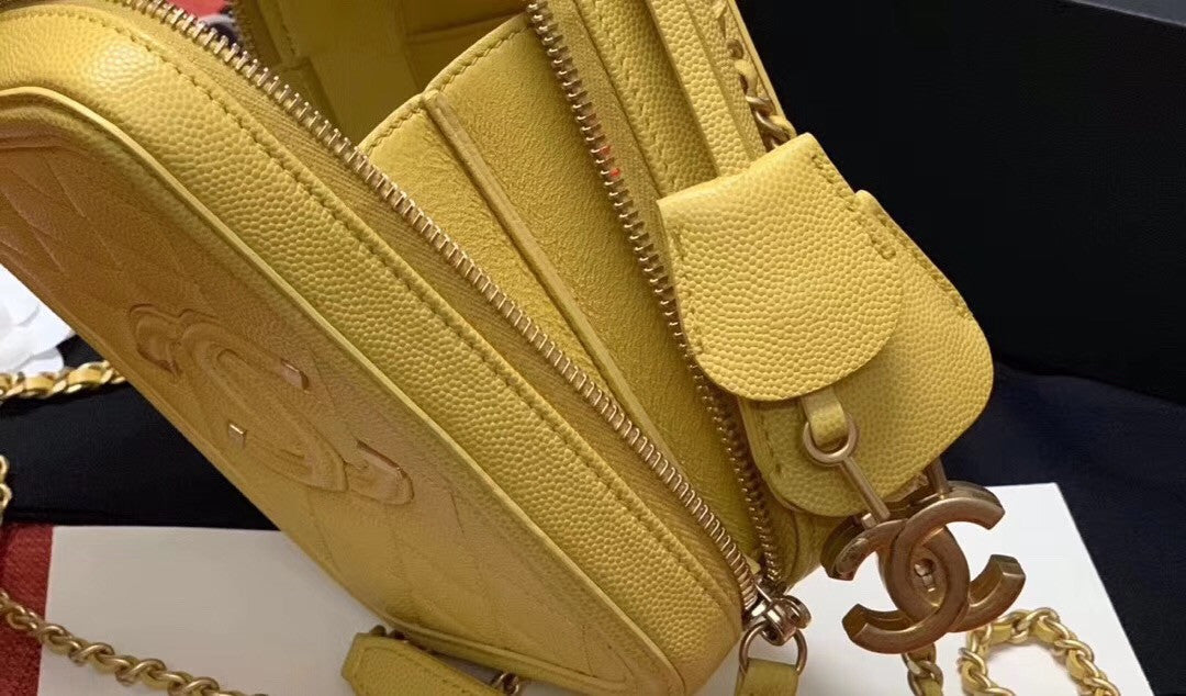 Chanel Vanity Case AS0988 Yellow