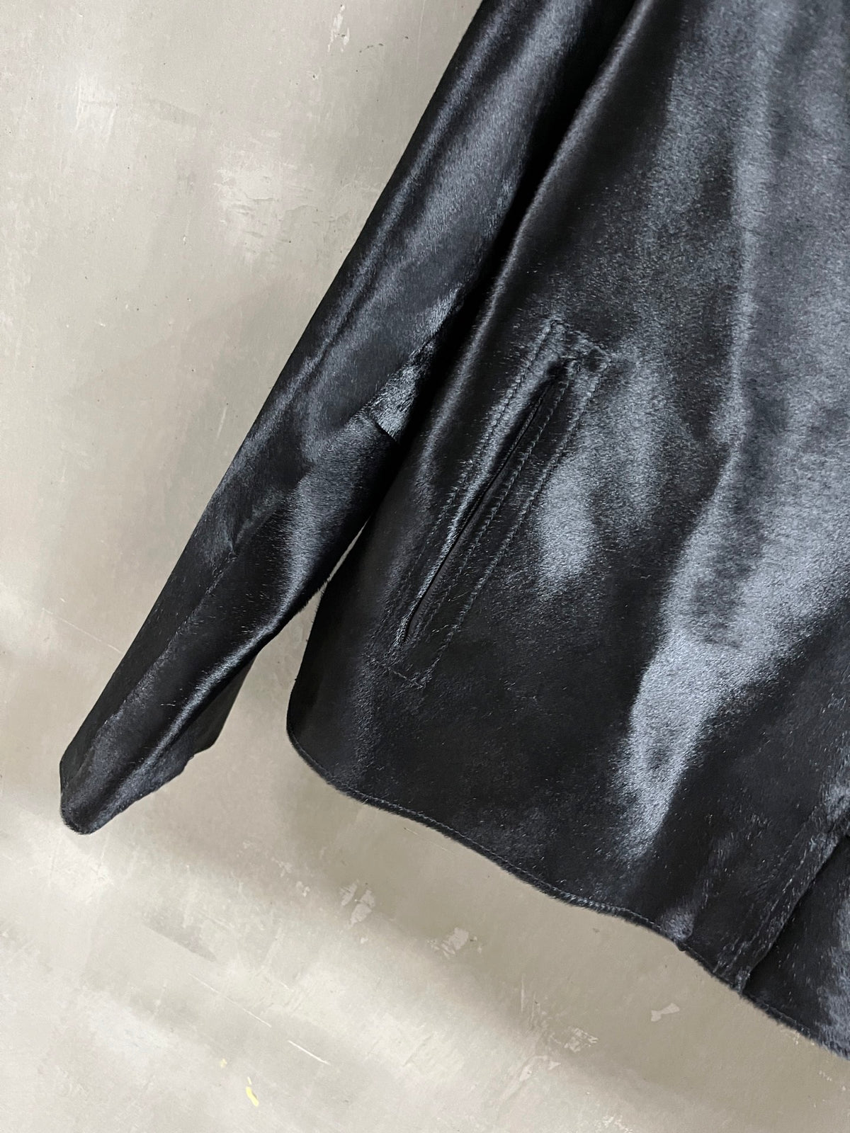Loro Piana Chocolate Brown Calf Hair Jacket — New Release Loro Piana