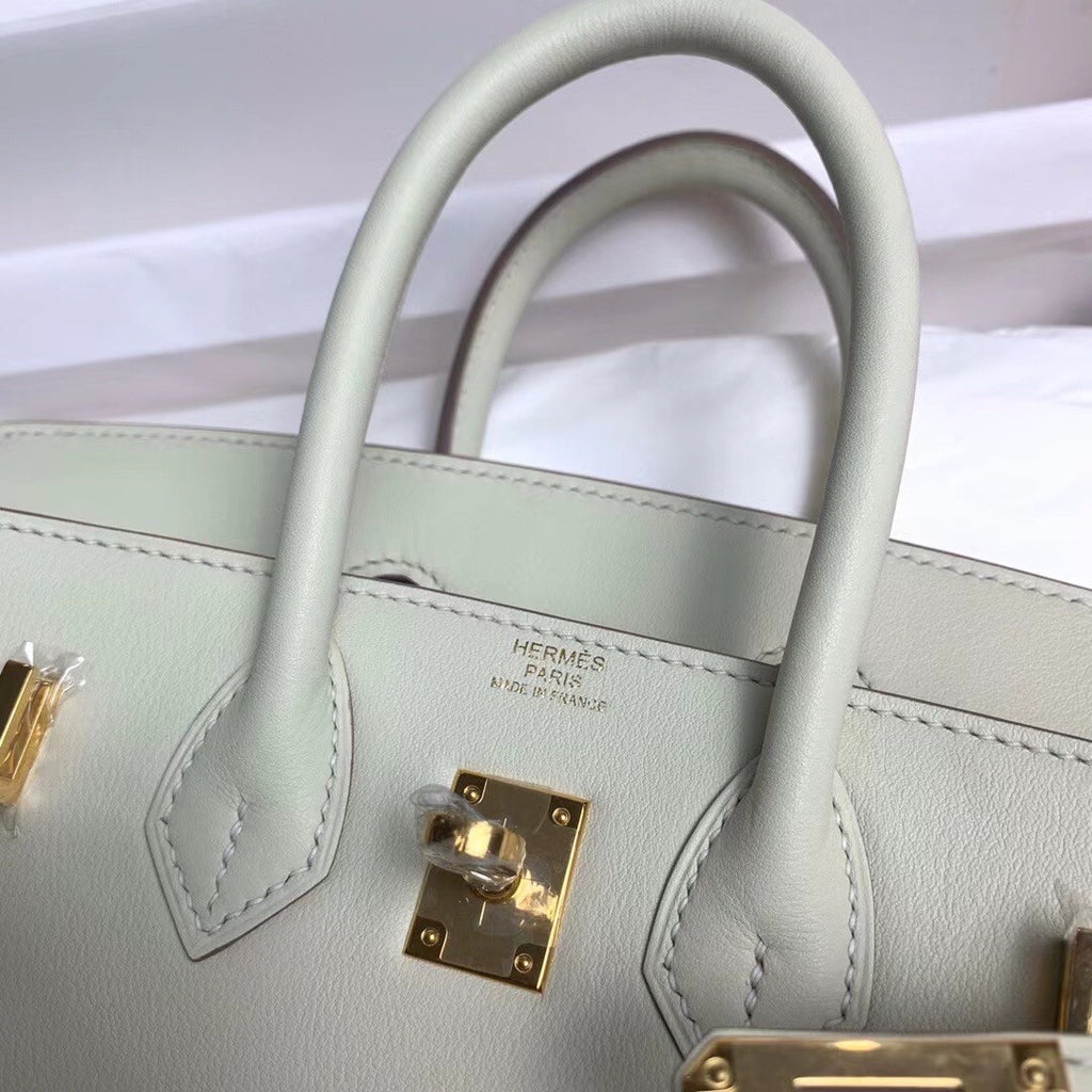 Hermes C10 Craie Birkin 25 cm Swift Gold Hardware
