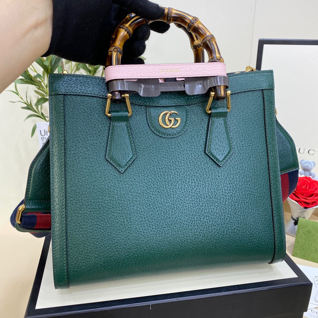Gucci Diana small tote bag Green