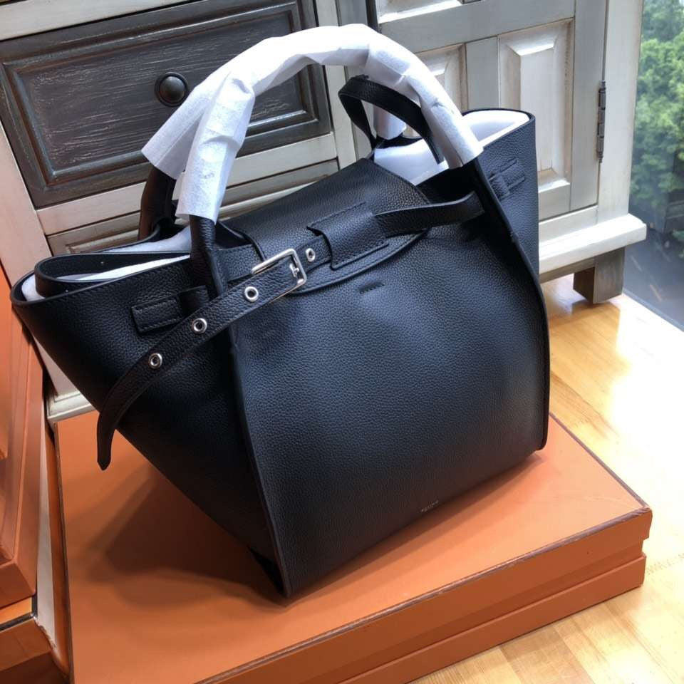 Celine MEDIUM BIG BAG IN SUPPLE GRAINED CALFSKIN BLACK