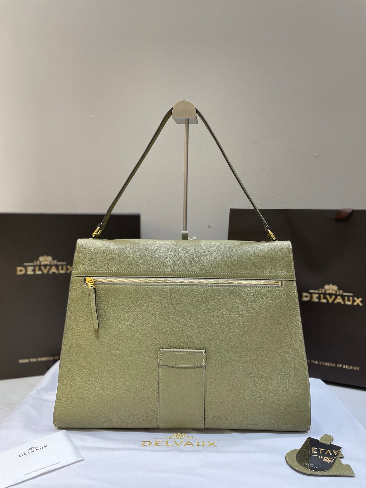 Delvaux Brillant Tempo Large Green