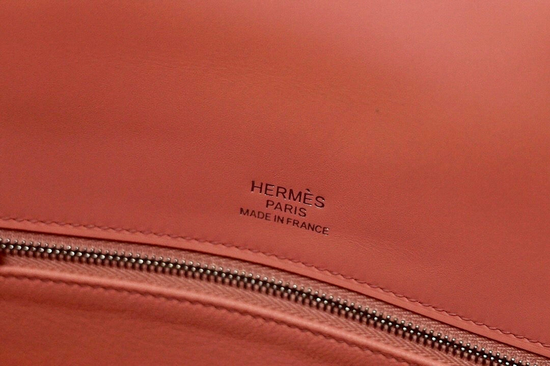Hermes Shadow Birkin 35 Sakura Pink Swift Palladium Hardware