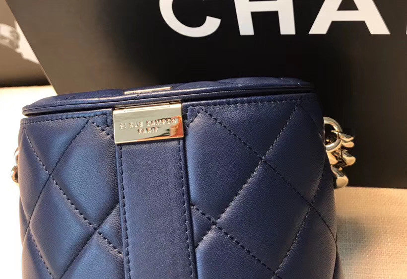 Chanel Vanity Case AS1355 Navy