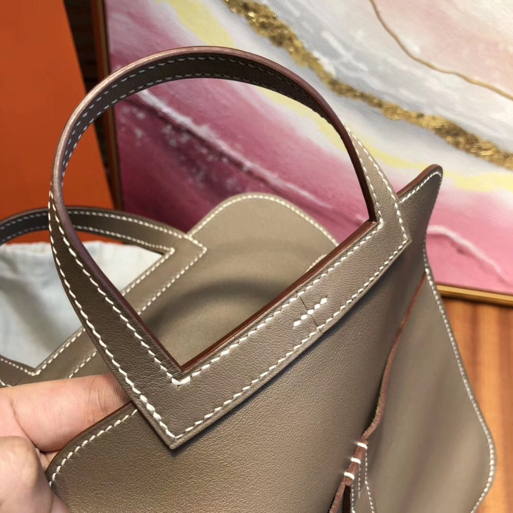 Hermes Etoupe Halzan mini bag