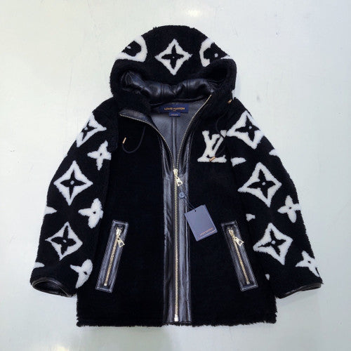 Louis Vuitton 1A8KYQ  MACRO MONOGRAM FLOWER SHEARLING JACKET