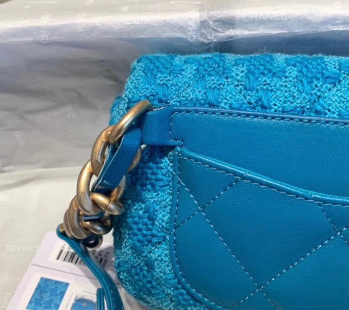 CHANEL 19 Waist Bag Blue