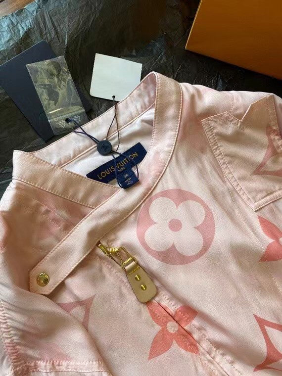 Louis Vuitton 1A8RC3  GRAPEFRUIT GRADIENT MONOGRAM BOMBER JACKET