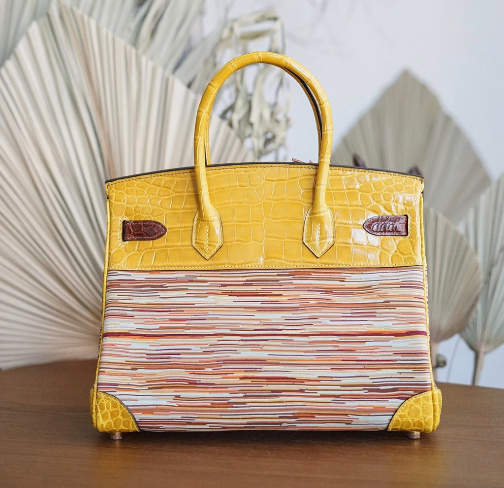 Hermes Niloticus Crocodile  Vibrato Leather BIRKIN 25CM Multiple color II