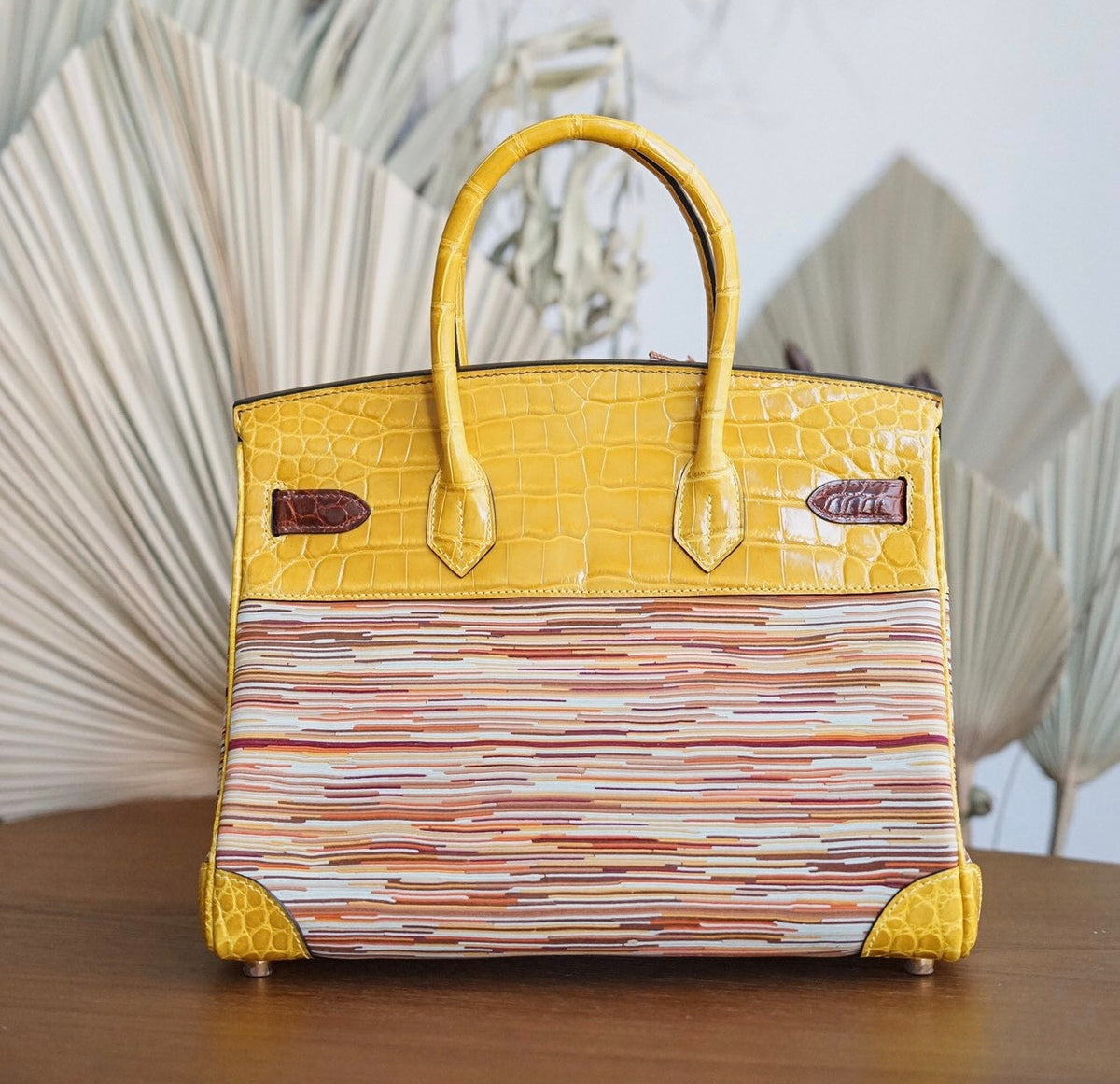 Hermes Niloticus Crocodile  Vibrato Leather BIRKIN 25CM Multiple color II