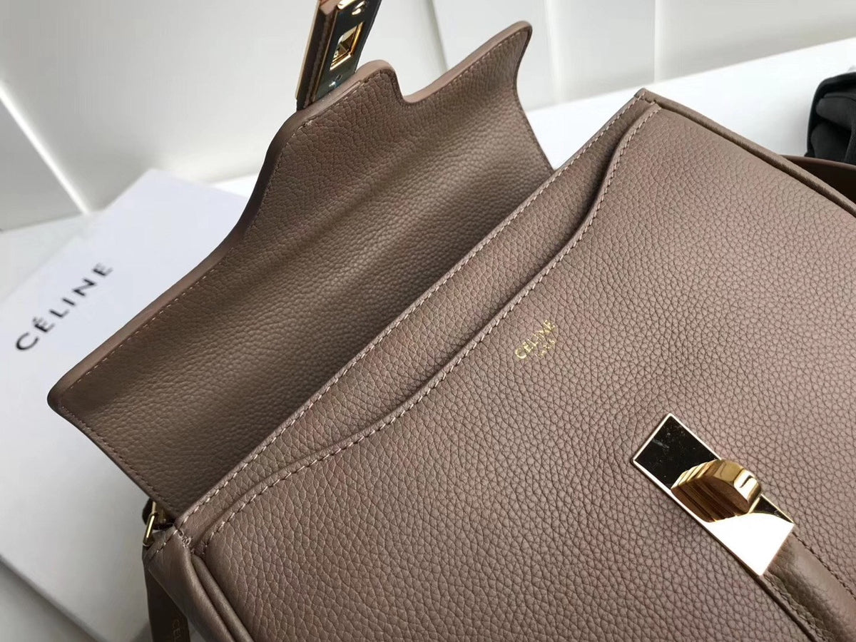 Celine SMALL 16 BAG IN SATINATED CALFSKIN NUDE