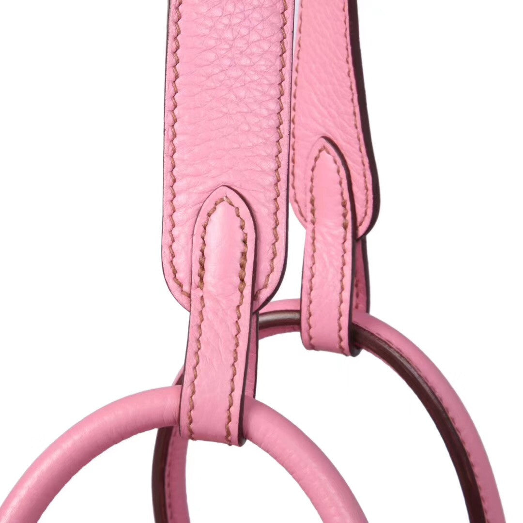 Hermes 1Q Rose Confetti Lindy 26 Swift Palladium Hardware