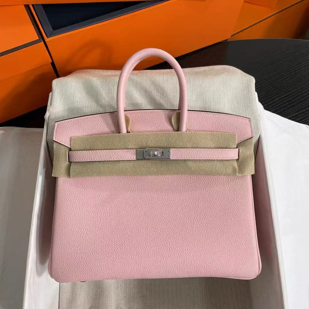 Hermes Sakura Pink Birkin 25 cm Togo Palladium Hardware