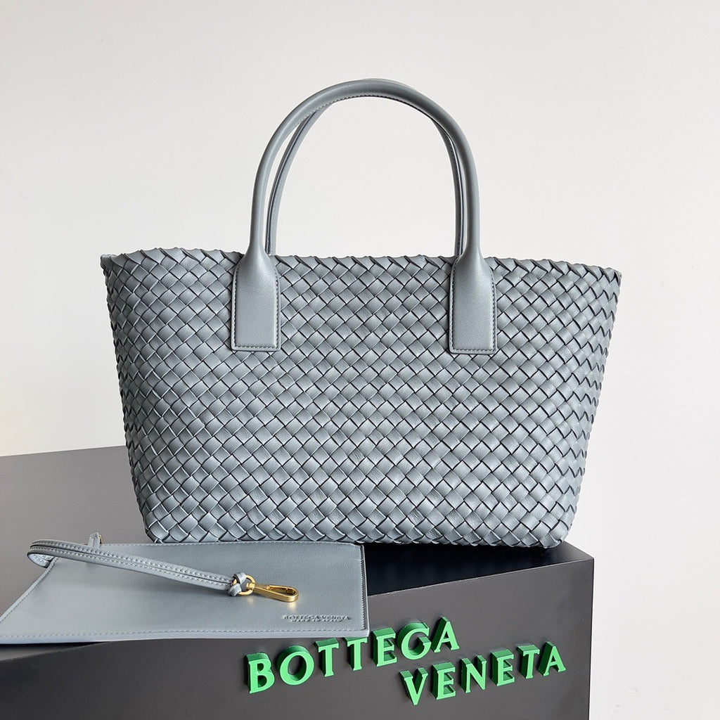 Bottega Veneta Small Cabat Grey