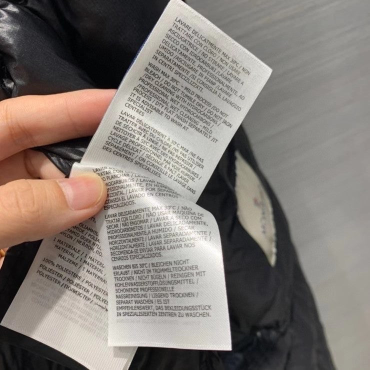 MONCLER COBALT Black coat